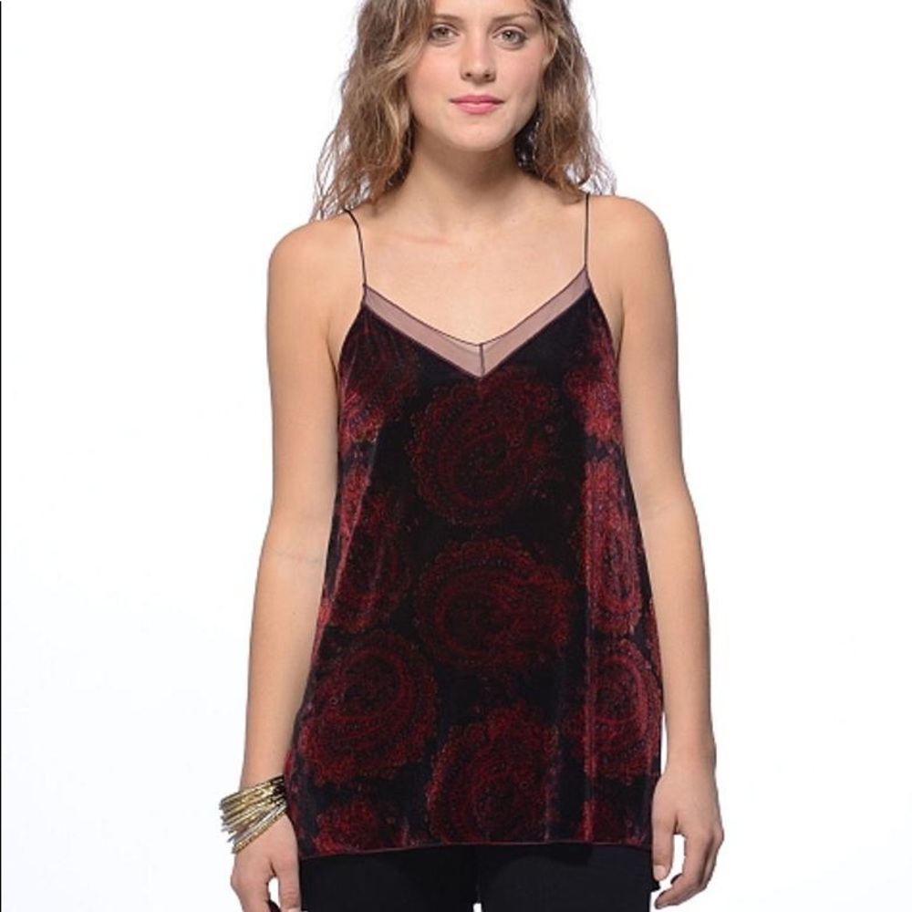 Free People Velvet Cami XS